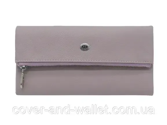 Темно-розовый женский кошелек для купюр и карточек ST 269 Киев - изображение 1