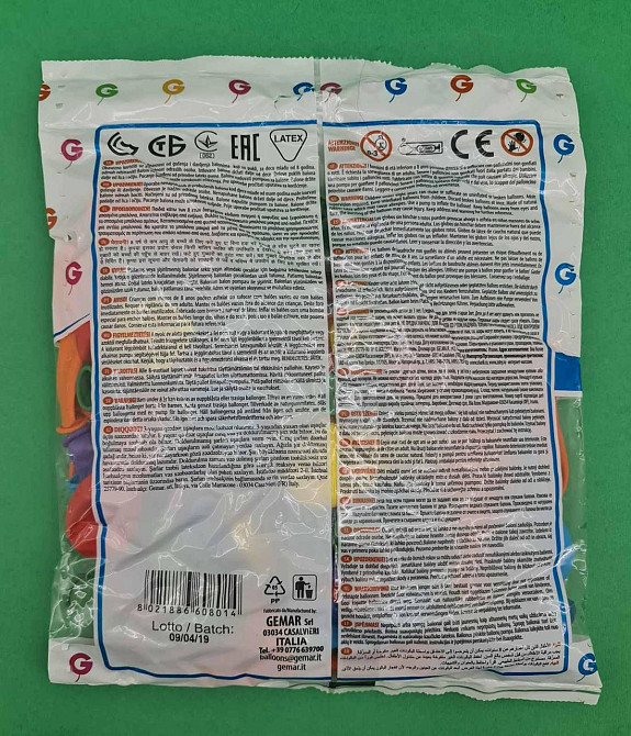 Повітряні кульки 6" (15 см) асорті пастель 100 шт (1 пачка) Харків - фото 3