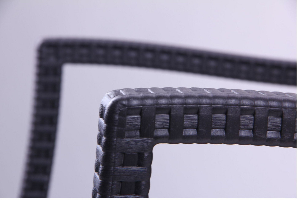 Садовий стілець Daf під ротанг з підлокітниками Темно-коричневий Київ - фото 7