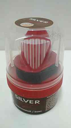 Крем для взуття "Silver Premium" банка 55ml коричневий (1 шт.) Харків