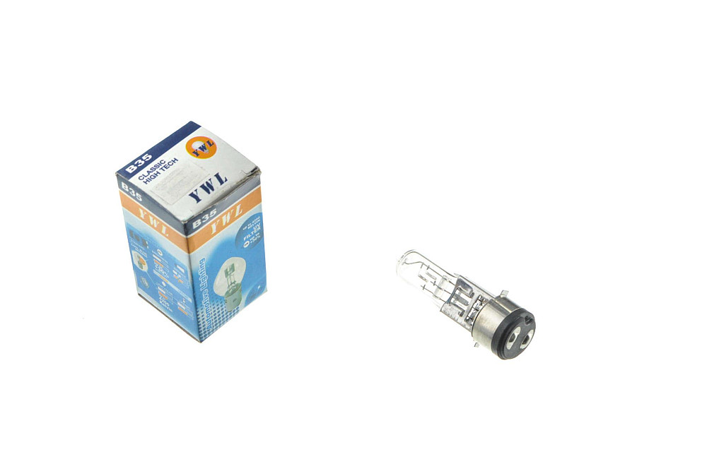 Лампа BA20D (2 вуса) 12V 18W/18W (біла) TOPCROWN Киев - изображение 1