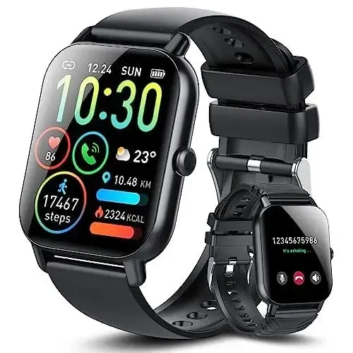Смарт-годинник Ddidbi P66: 1.85" HD-дисплей, Bluetooth-дзвінки, крокомір та моніторинг здоров’я (Стильний чорний дизайн) Київ - фото 7