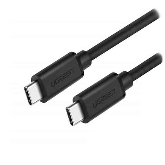Кабель USB 2.0 Type-C M-M, 2 м, 60W Чорний, Cable Nickel Plating US286 UGREEN Вінниця