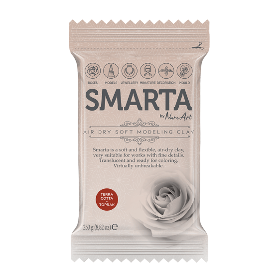 Пластика самозастывающая Терракотовая 250 г Smarta Киев