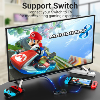 Концентратор Vention USB 3.1 Type-C to HDMI 4K60Hz/USB 3.0х3/RJ45/PD 87W 6-in-1 Mirrored Surface (TFFHB) Вінниця - фото 6