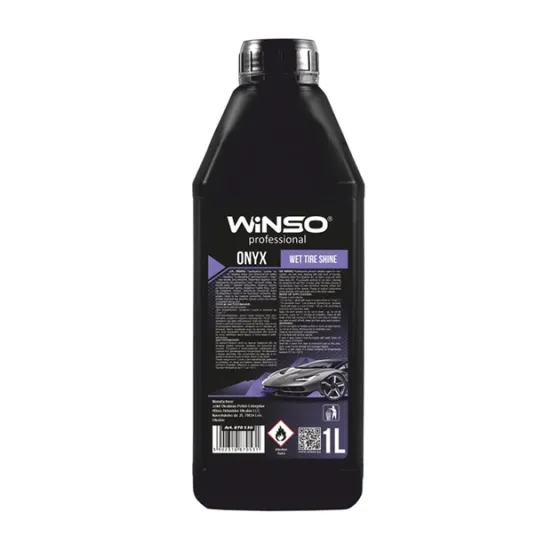 Чорніння гуми WINSO Onix Wet Tire Shine 1л – Блиск, догляд і захист для шин Ковель