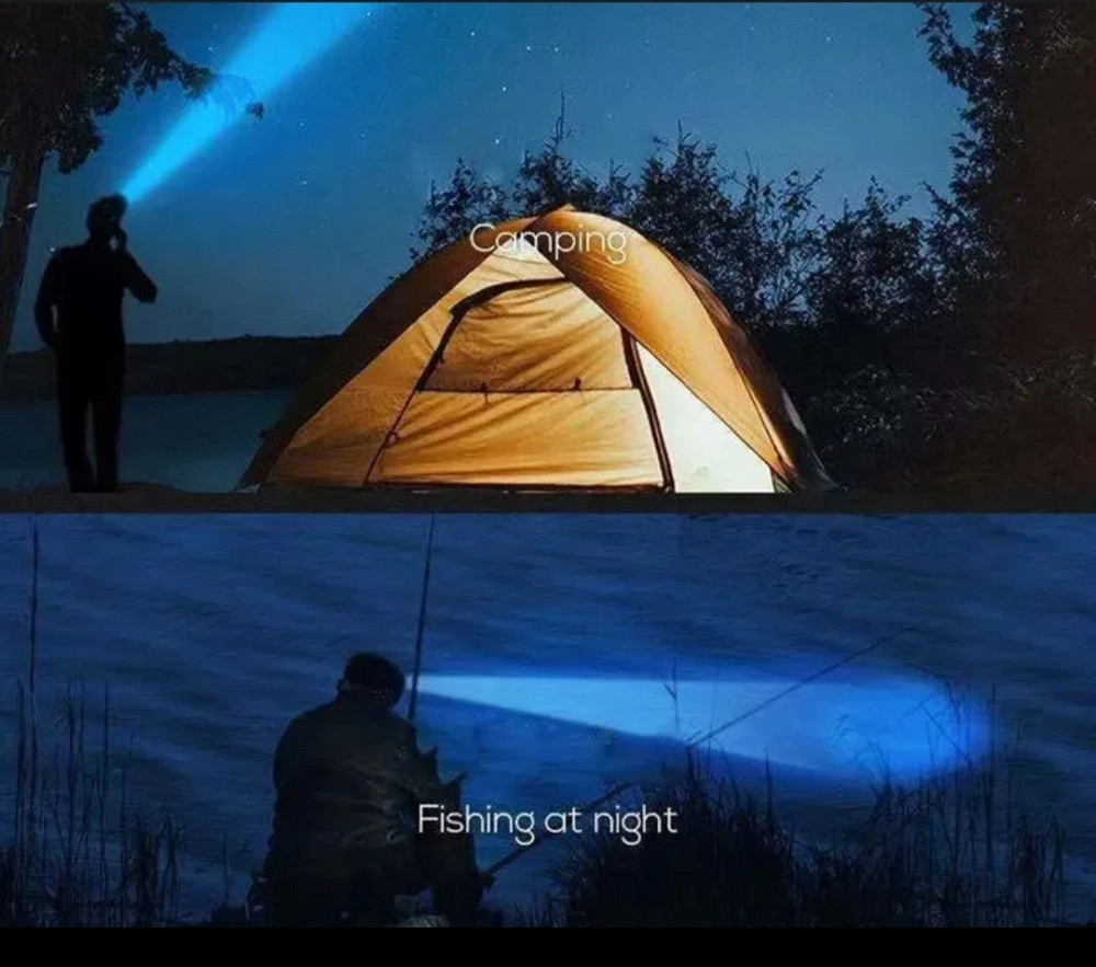 Налобный фонарик на аккумуляторе 5 led с зарядкой USB 4 режима черный Киев - изображение 6