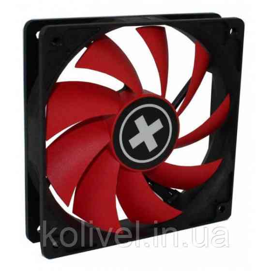 Вентилятор для корпуса 120mm Xilence XPF120.R black/red, Retail Box (XF039) Киев
