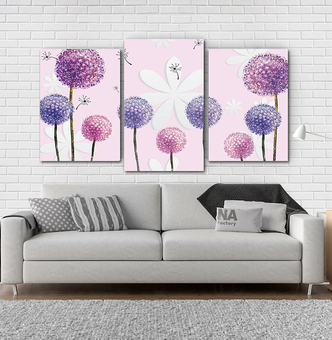 Модульная картина Цвети Абстракция Art-56_3 Киев - изображение 2