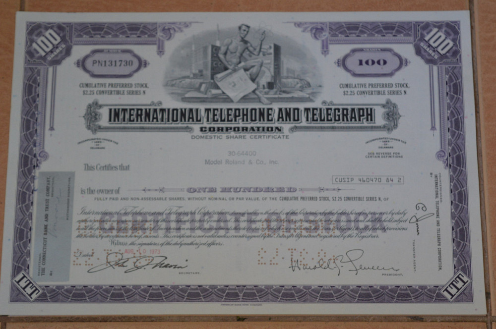 Акция. США. 1973, год №131730 (Б-1) Полтава - изображение 1