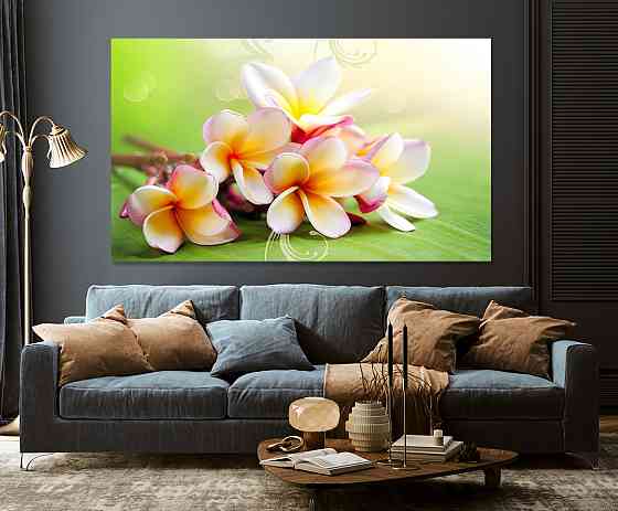 Картина холст в гостиную / спальню Плюмерія    MLP_96 70x140 см Киев