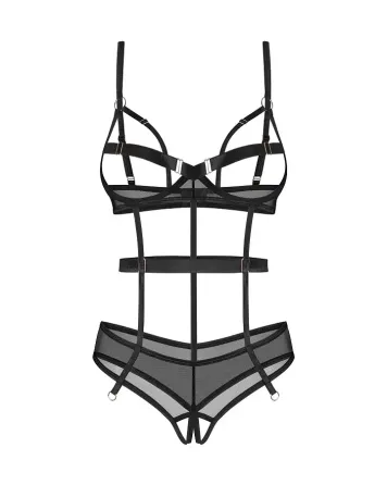 Боді Obsessive Euridia crotchless teddy XS/S Львів