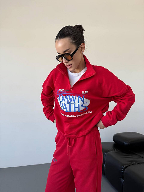 Женский прогулочный костюм двойка турецкая петля-пенье 100% хлопок Одесса - изображение 8