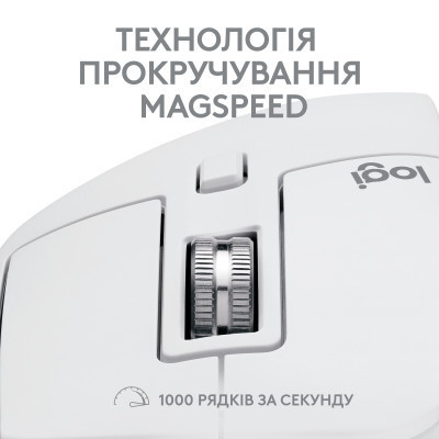 Мишка Logitech MX Master 3S For Mac Performance Wireless Pale Grey (910-006572) Вінниця - фото 9