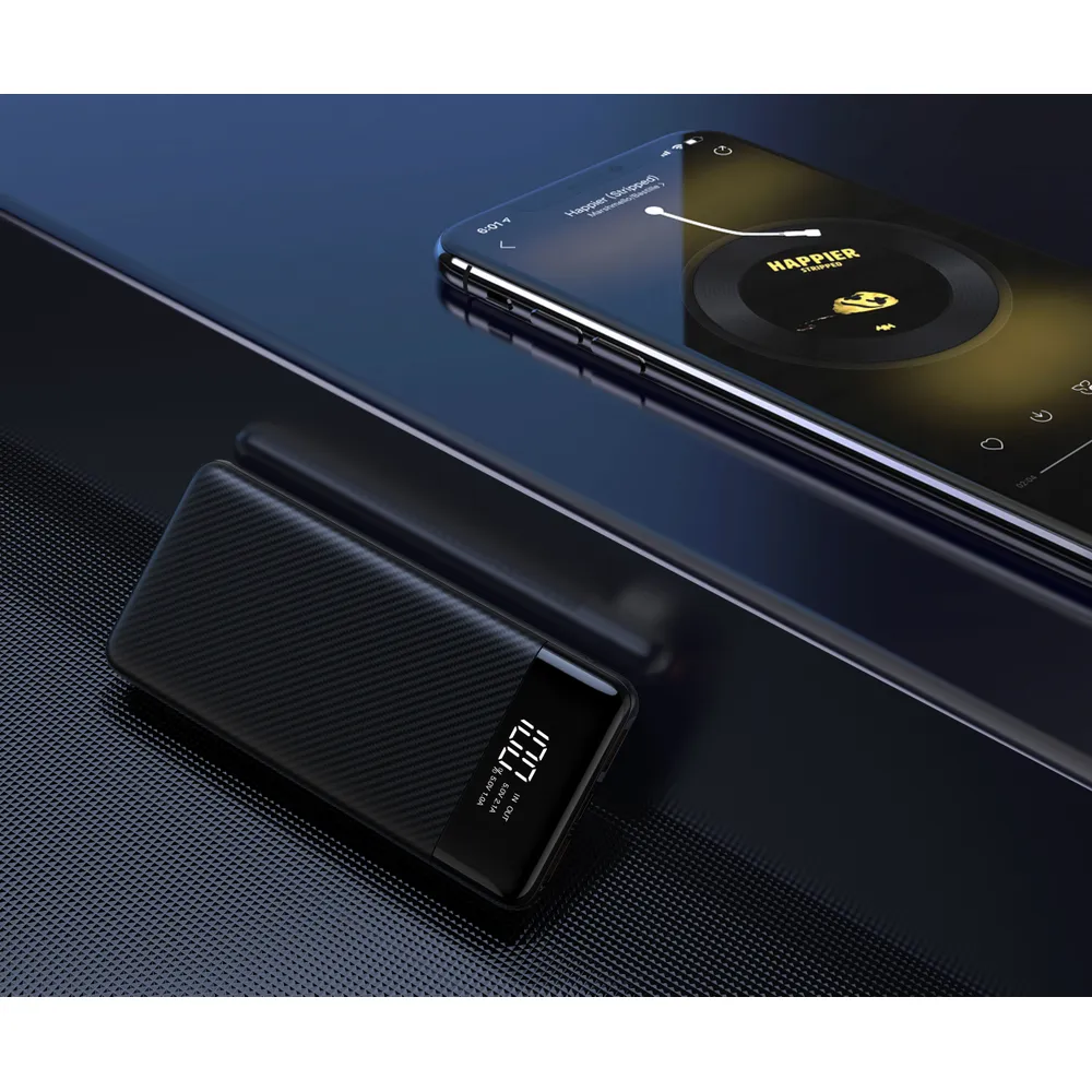 Павербанк 10000 mAh VEGER VG-W1087 быстрая зарядка черный power bank повербанк Одесса - изображение 16