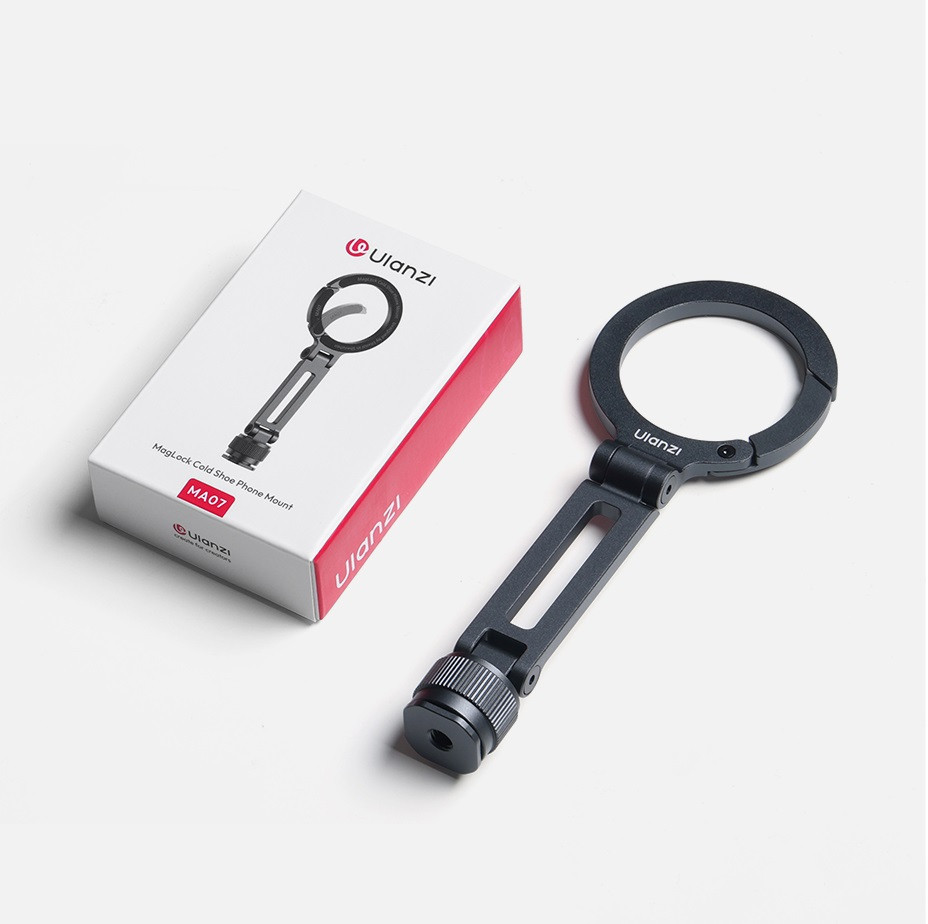 Тримач для телефону Ulanzi MA07 Maglock 1/4 Cold Shoe Phone Mount Black Одеса - фото 2