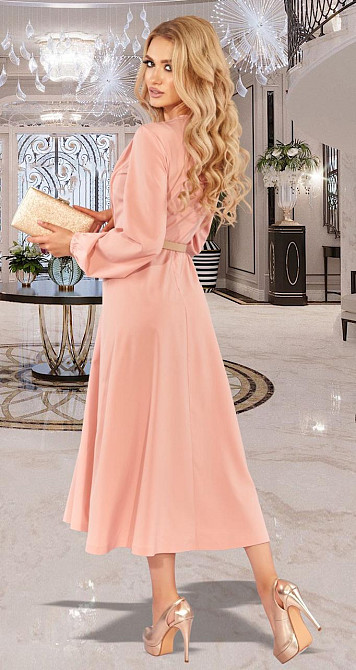 Плаття в кольорі пудра (42) Київ - фото 4