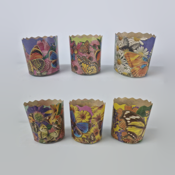 Форми для Пасок 150 гр d70 h85 Метелики 50 шт/пач. Харків