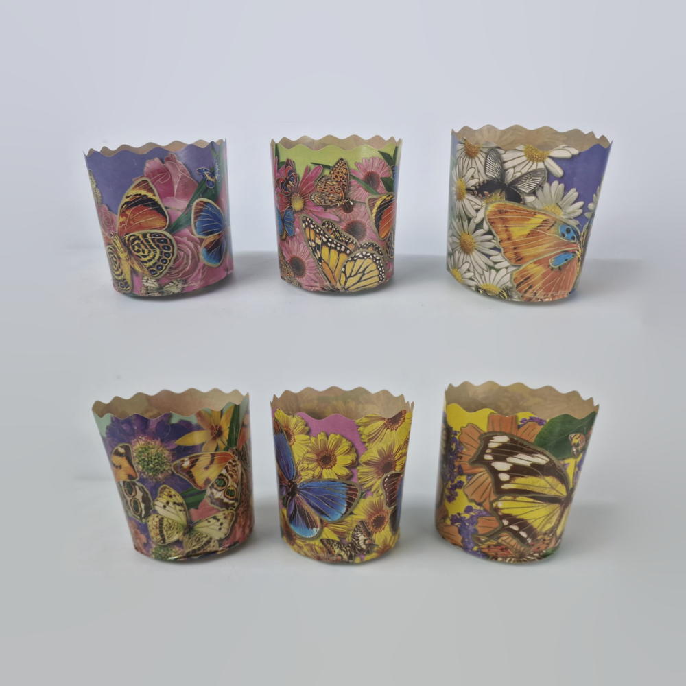 Форми для Пасок 150 гр d70 h85 Метелики 50 шт/пач. Харків - фото 1