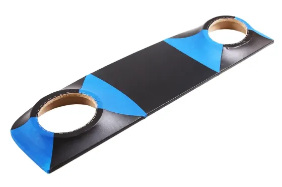 Полка багажника 2101 АвтоКомфорт под колонки кожзам черный/синий Винница