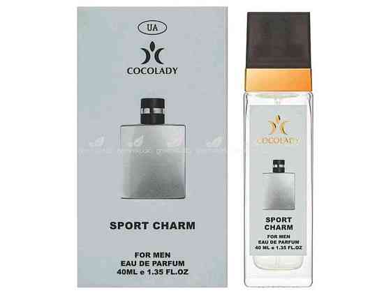 Парфюмированная вода для мужчин 40мл SPORT CHARM аромат Chanel Allure homme Sport ТМ COCOLADY Киев