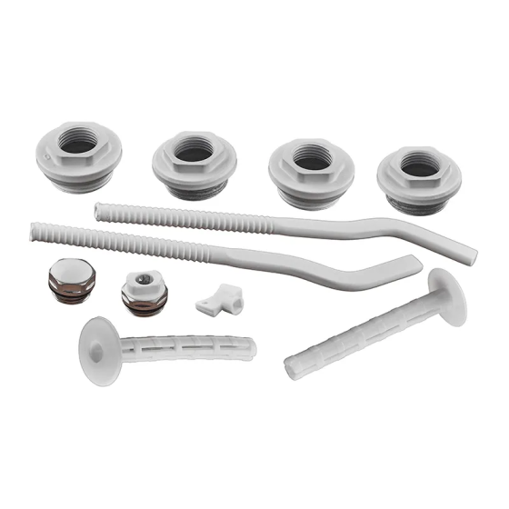 Комплект для радіатора 1/2" (з кріпленнями) Bitherm SET-03 (BT0554) Київ