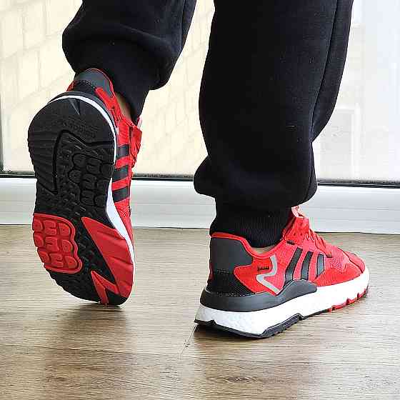 Літні Кросівки Adidas Jogger Сіточка Червоні Адідас Бігові Легкі (розміри: 41,42,43,44,45) Відео Огляд Дніпро