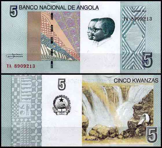 Ангола / Angola 5 Kwanzas 2012 (2017) Pick NEW UNC Полтава