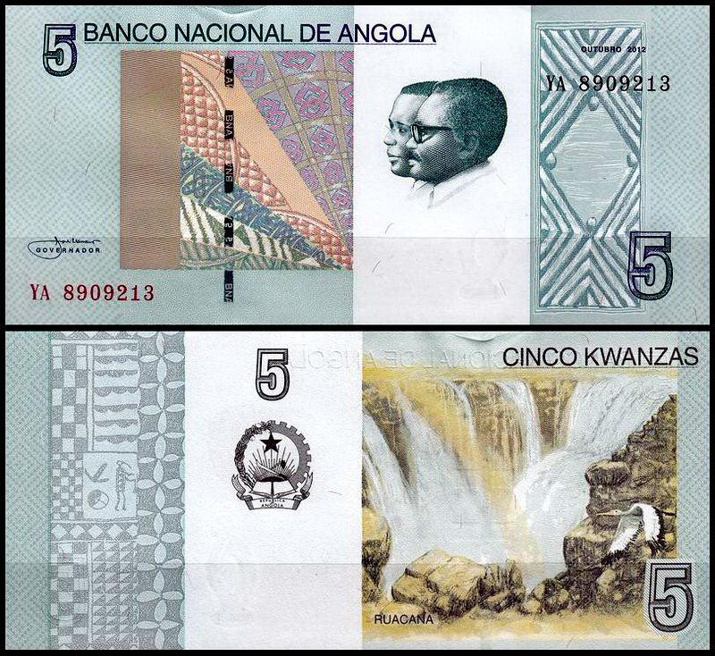 Ангола / Angola 5 Kwanzas 2012 (2017) Pick NEW UNC Полтава - фото 1