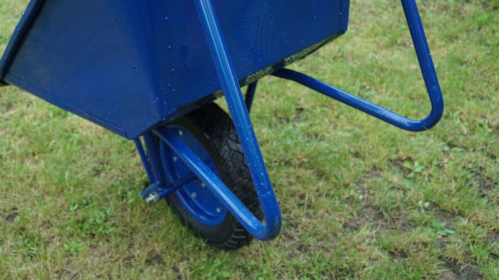 Тачка садовая Garden joys 110/220л Синий Тачка одноколесная садовая Тачка огородная Тачка для песка Белая Церковь - изображение 3