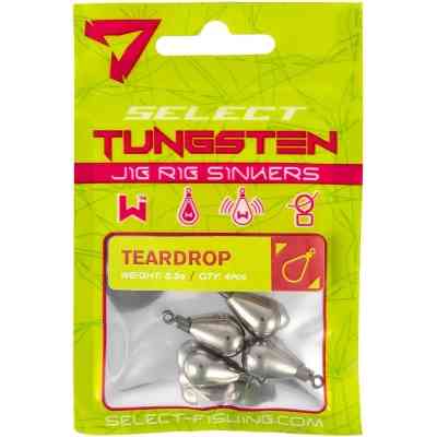 Грузило Select Крапля джиг-ріг вольфрам 10.6g (2 шт/уп) (1870.70.86) Винница