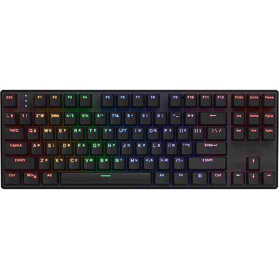 Клавіатура Hator Icefall Mecha TKL Wireless Rainbow Black (HTK287UA) ( Чорний ) Харьков