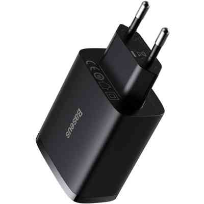 Зарядное устройство Baseus Compact Charger 3U Black (CCXJ020101) Винница