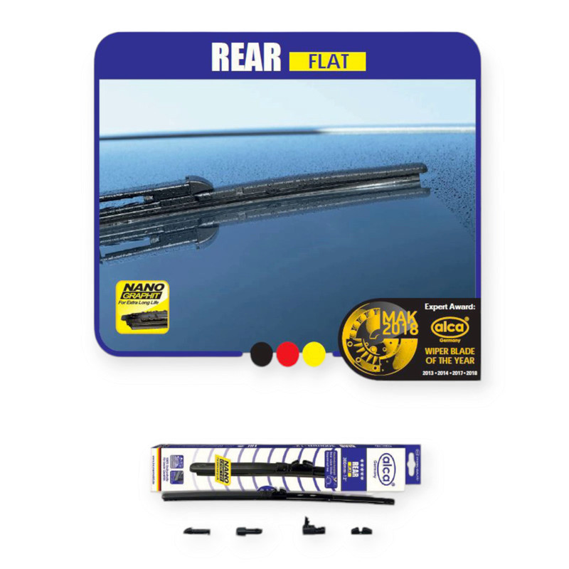 Щетка дворника заднего alca / heyner безкаркасная flat rear 300мм (+ 5 адап.) Мукачево - изображение 1