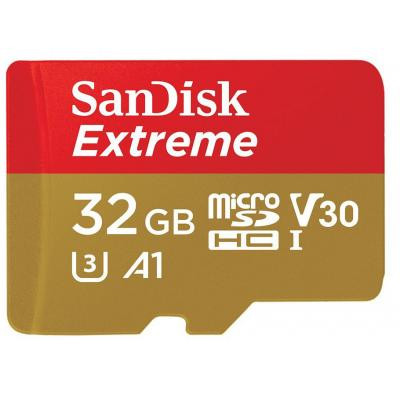 Карта памяти SanDisk 32GB microSDHC V30 A1 UHS-I U3 4K Extreme (SDSQXAF-032G-GN6MA) Винница - изображение 2