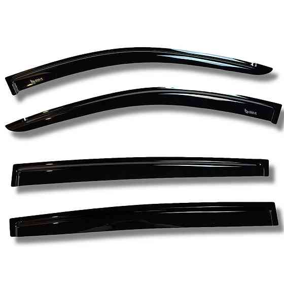 Дефлекторы окон (ветровики) Hyundai Santa Fe 2006-2012, 4шт, SOVA-PL, на скотче Винница
