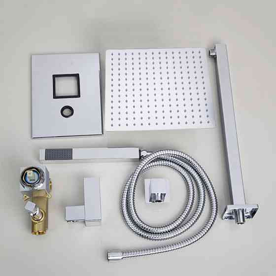 Душевой гарнитур настенный  2в1 WanFan душевая панель навесная хромированный Каменец-Подольский