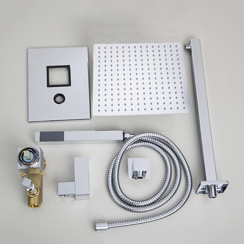 Душовий гарнітур настінний 2в1 WanFan душова панель навісна хромований Кам'янець-Подільський - фото 4