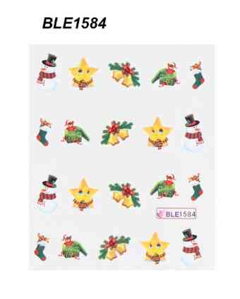 Новогодние наклейки на ногти Киев