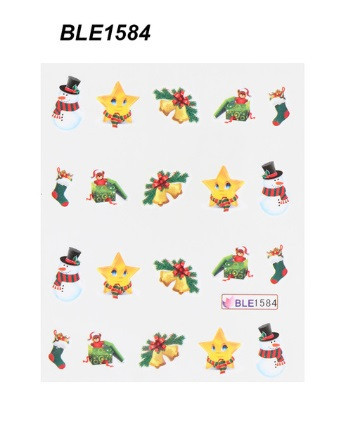 Новогодние наклейки на ногти Киев - изображение 1