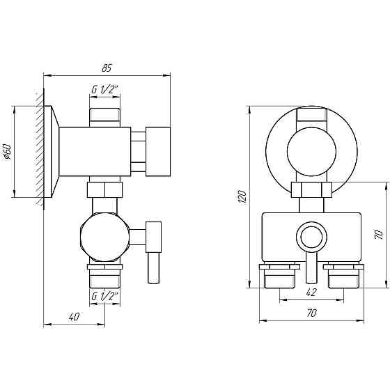Смеситель-дозатор для душа TREMOLADA ТREMO-468MIX (000001641) Киев