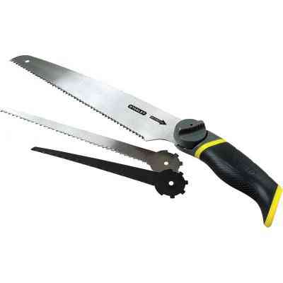 Ножовка Stanley универсальная, 3 сменных полотна, длина 270 мм. (0-20-092) Винница