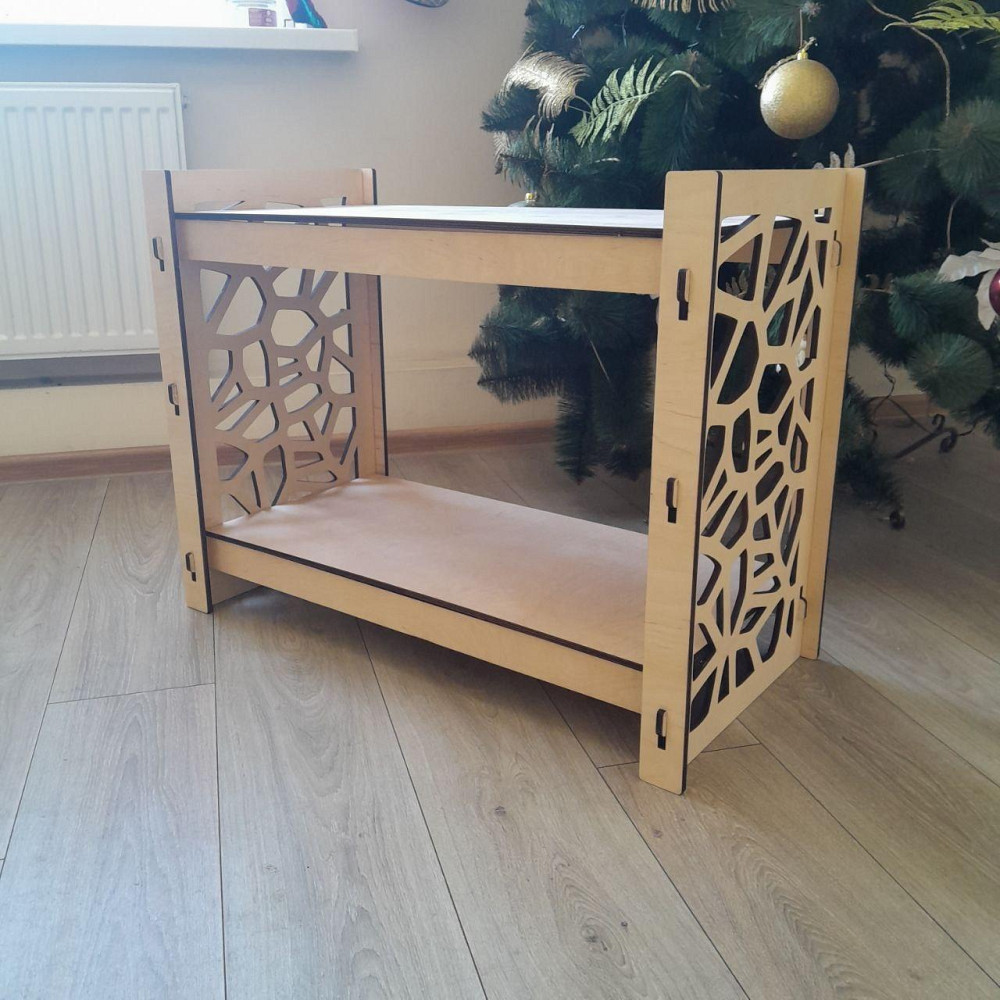 Стелаж з фанери EKOSTAR 2 полки 600х750х365 Київ - фото 3