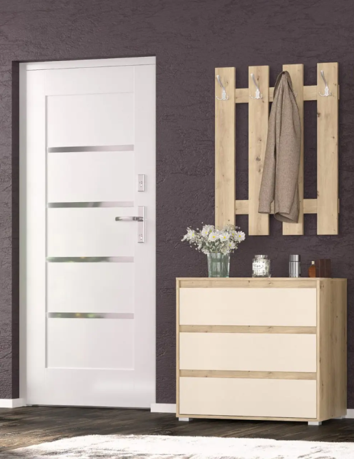 Передпокій модульний Торіно - комплект 4 - Дуб Артізан + Шампань Львів - фото 1