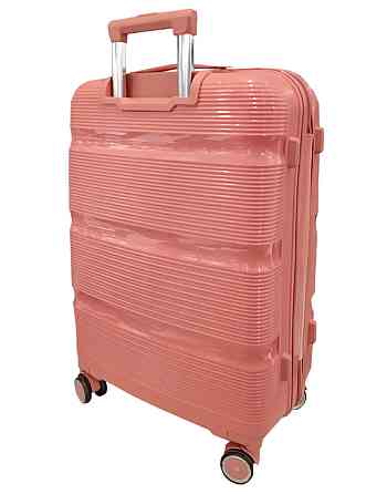 Валіза пластикова MILANO BAG 0307 велика 75 см рожева Київ