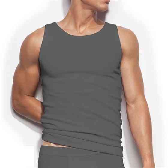 Мужская майка Atlantic хлопок BMV-046 M, Графит Киев