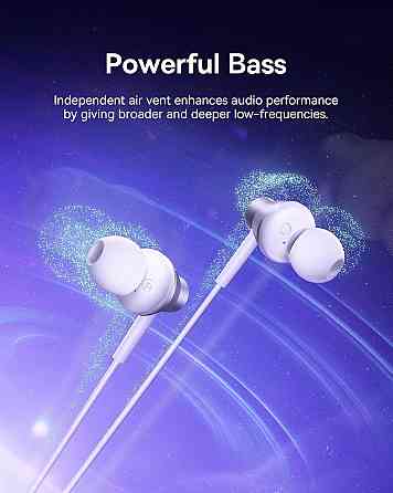 Навушники дротові Baseus Encok CZ11 Wired Earphones Moon White A00164300213-Z1 Одеса