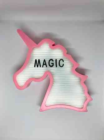 Ночник светильник Единорог с буквами 142шт Light up message board Винница
