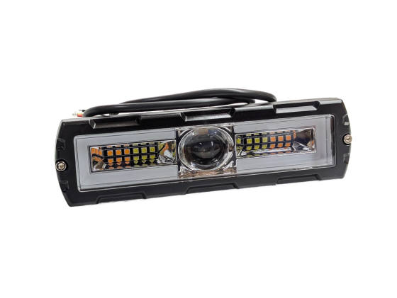 Светодиодная фара StarLight HP-GZD-301-01 ближний+дальний (белый+желтый) + DRL 12/24V Харьков