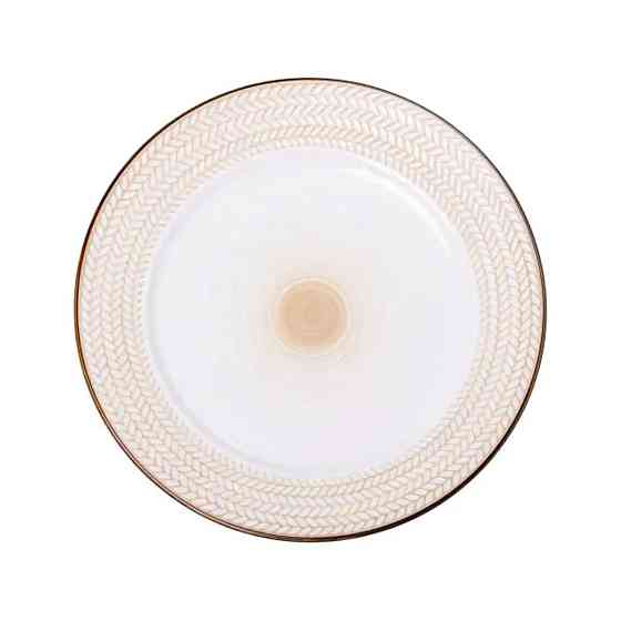 Тарілка сервірувальна 26 см плоска порцелянова HP23387 Коломия